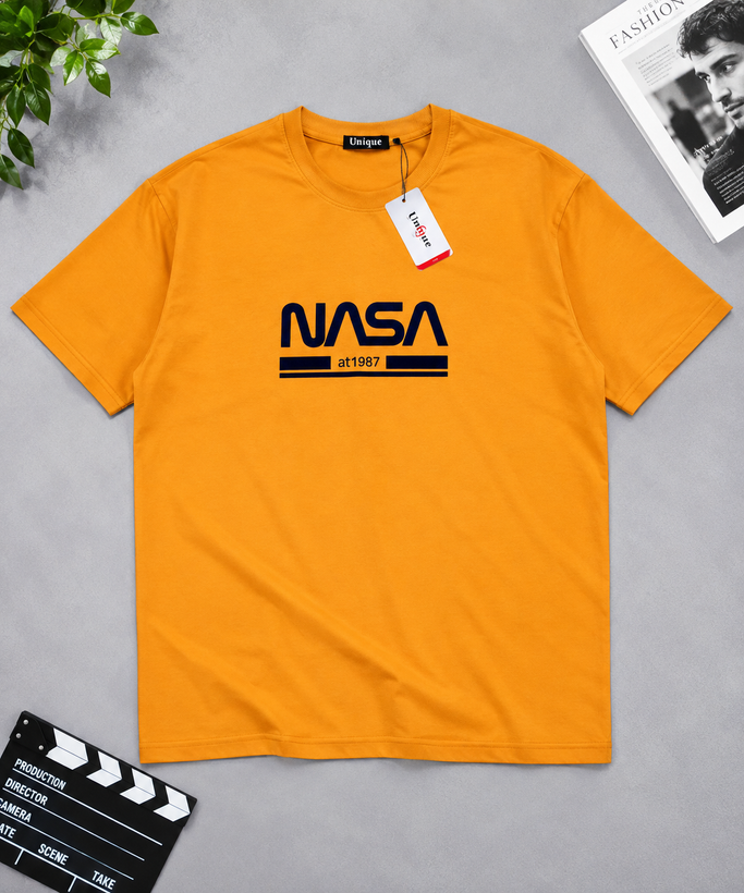 تیشرت مردانه طرح NASAسایز XXL(رنگ بندی)