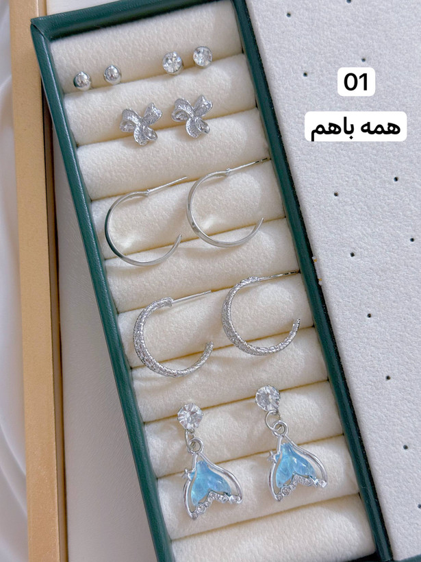 پک گوشواره (۵ و ۶جفت)