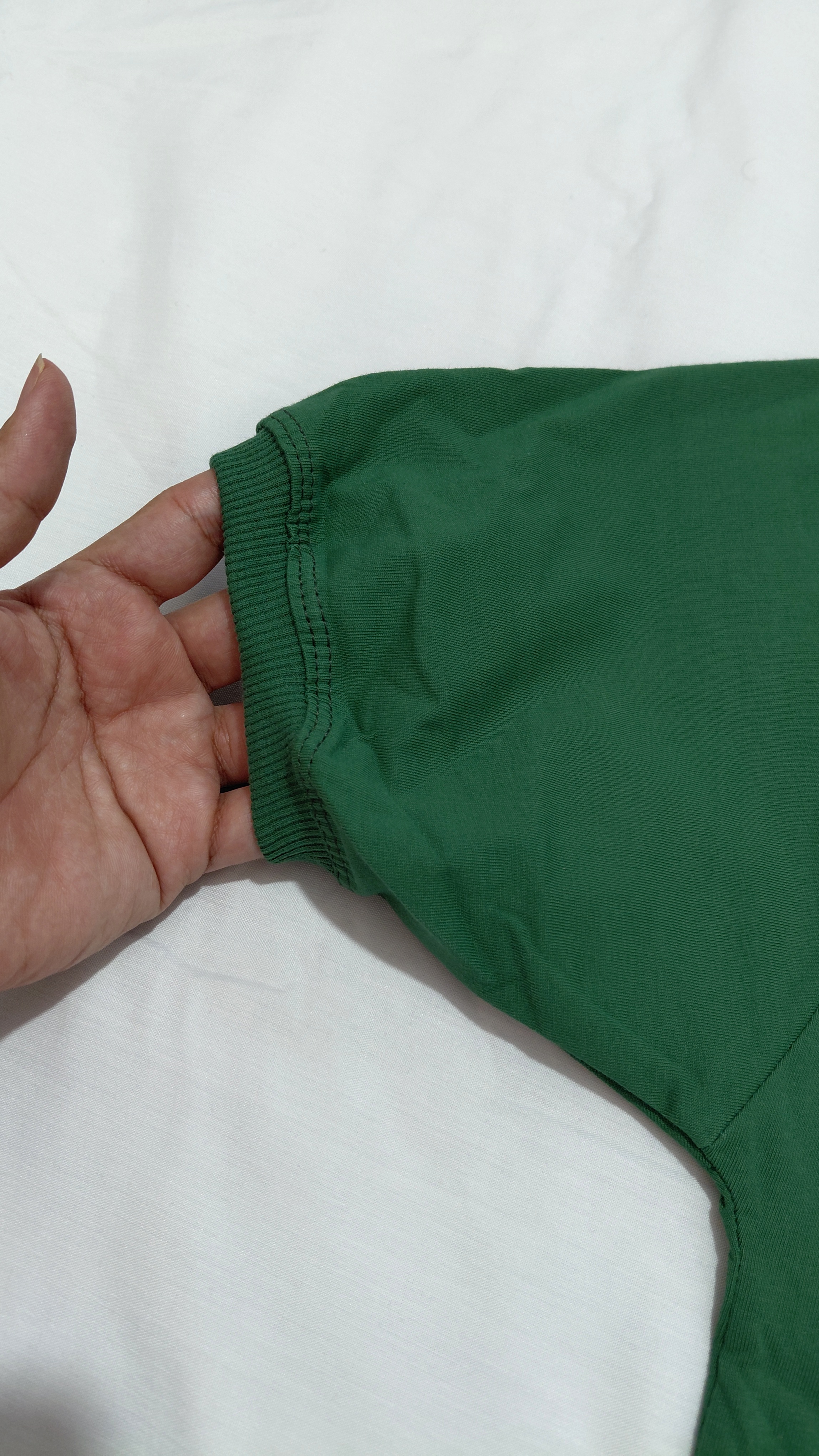 تیشرت مردانه طرح ضربان، رنگ سبز ماچا، سایز XL