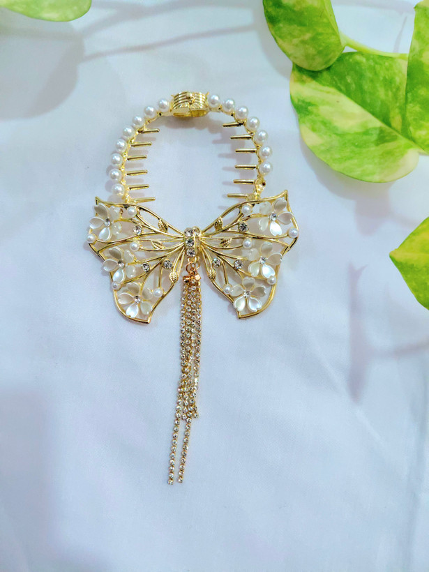 گیره گوجه ای مدل پاپیون