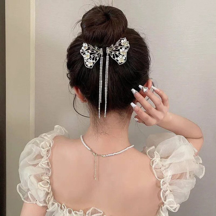 گیره گوجه ای مدل پاپیون